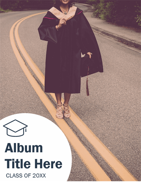 Graduation photo album (Textures design)