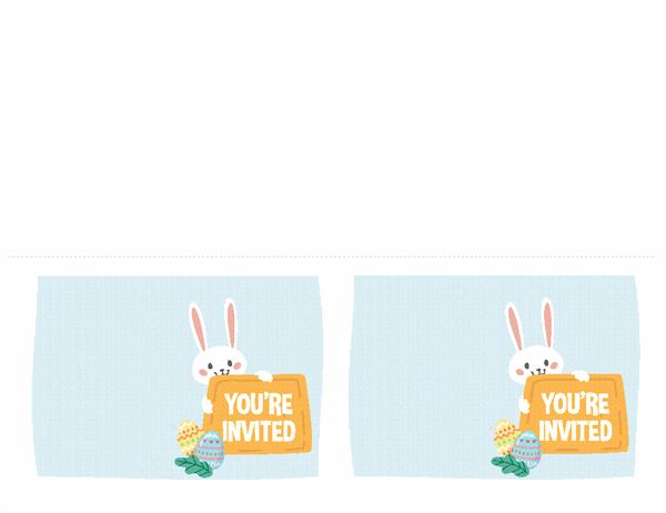Easter party invitation