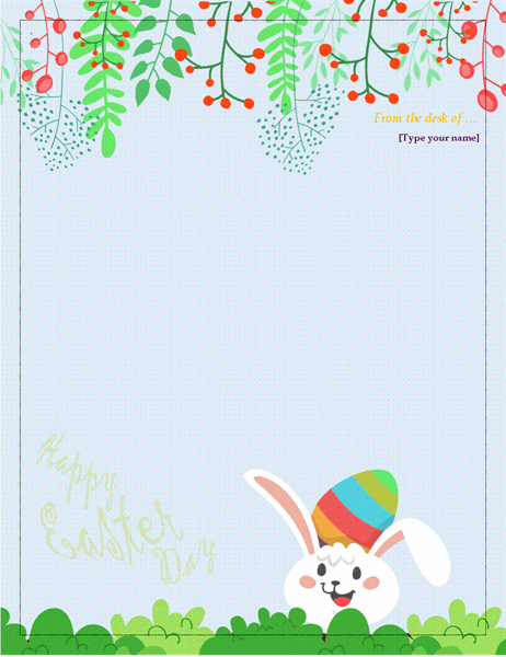 Easter stationery