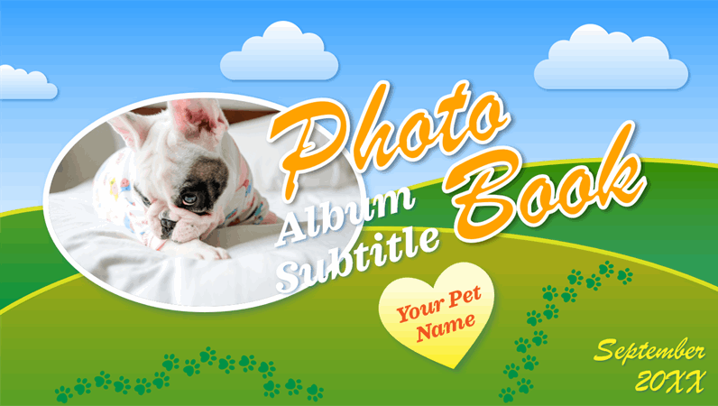 Pet photo book 