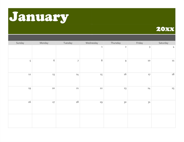 Banner calendar Banner calendar