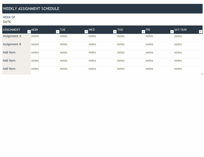 ms office excel templates