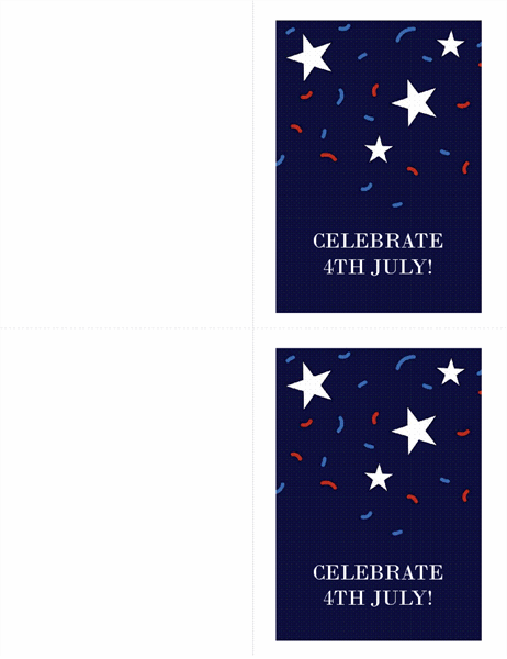 4th of July party invitation