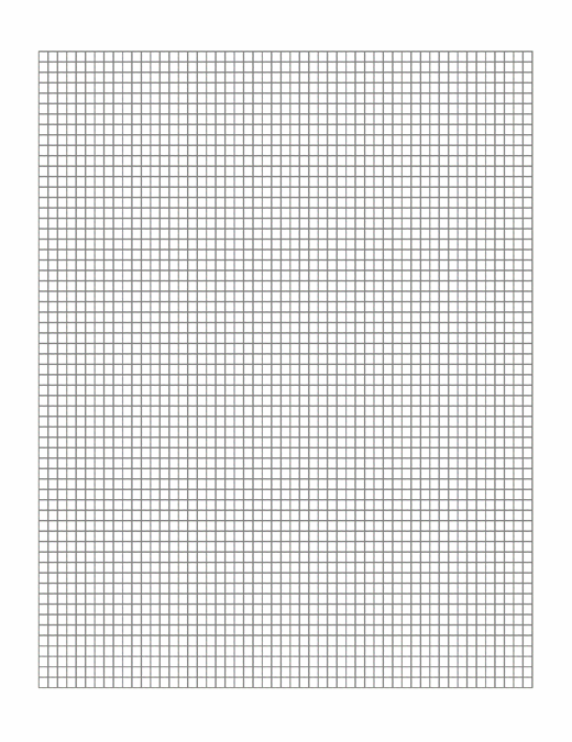 Excel Graph Paper Template