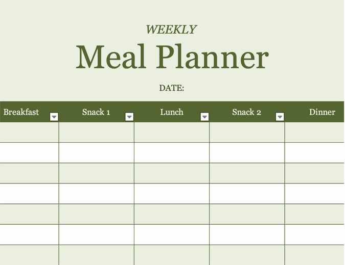 2 Week Meal Planner Template from binaries.templates.cdn.office.net