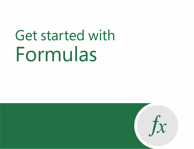 Formula tutorial