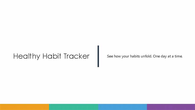 Healthy Habit Tracker