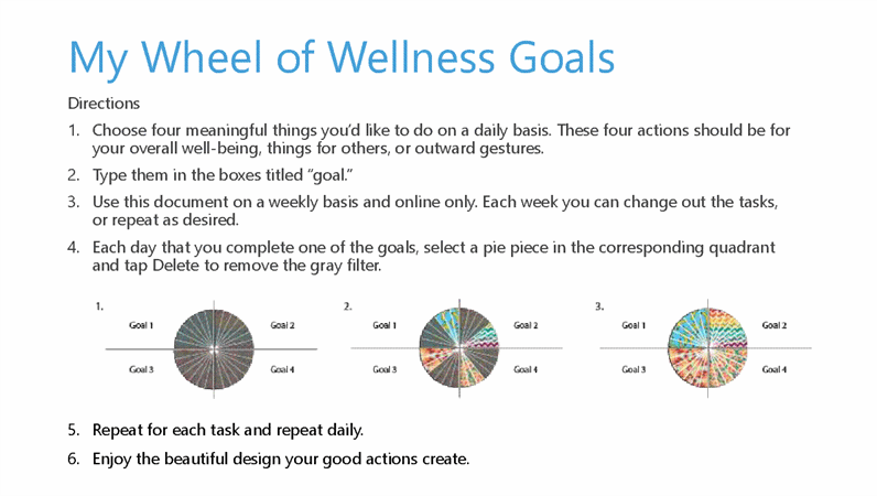 Wellness Wheel Wellness Wheel