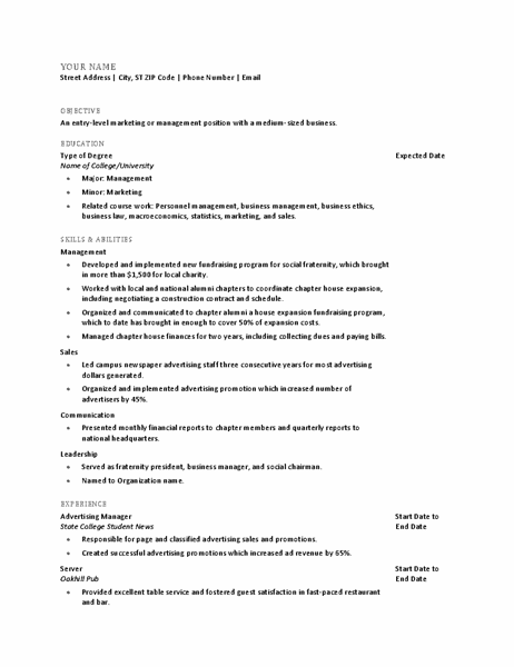 College Resume Template Word from binaries.templates.cdn.office.net