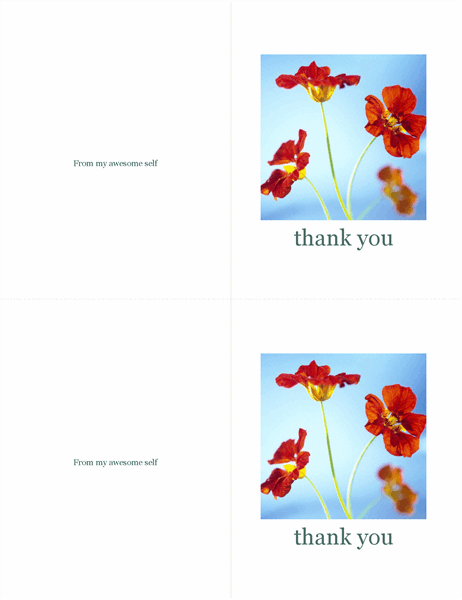 Thank you cards accessibility guide