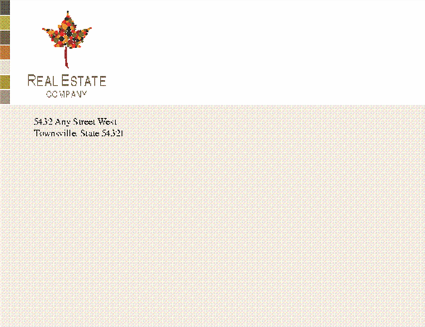 Real estate business envelope