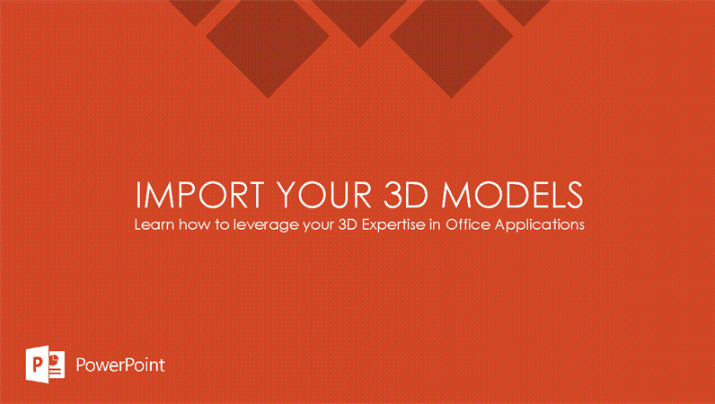 Import your 3D models