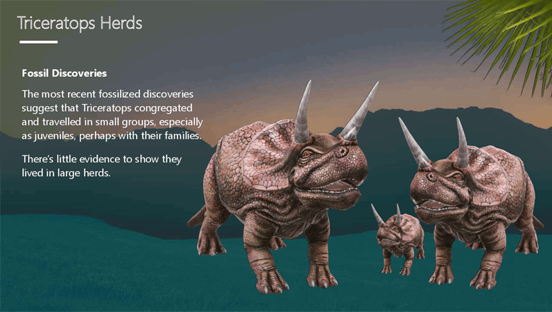 Triceratops - The three horned dinosaur