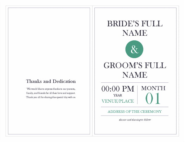 Free Downloadable Wedding Program Template That Can Be Printed from binaries.templates.cdn.office.net