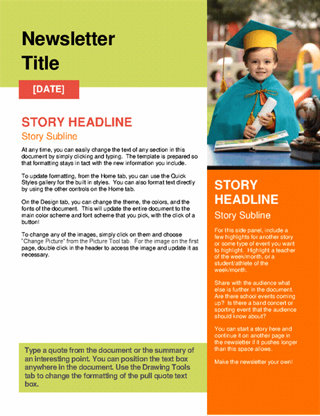 Family Newsletter Template Word from binaries.templates.cdn.office.net