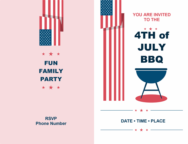 4th Of July BBQ Invitation