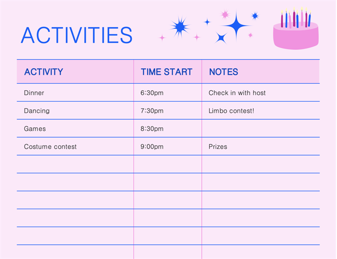 Party planner Party planner