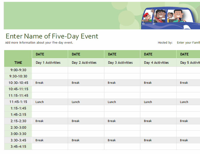 Daily Schedule