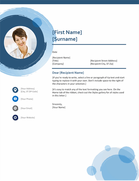 Blue Spheres Cover Letter