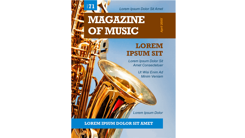 Music magazine covers