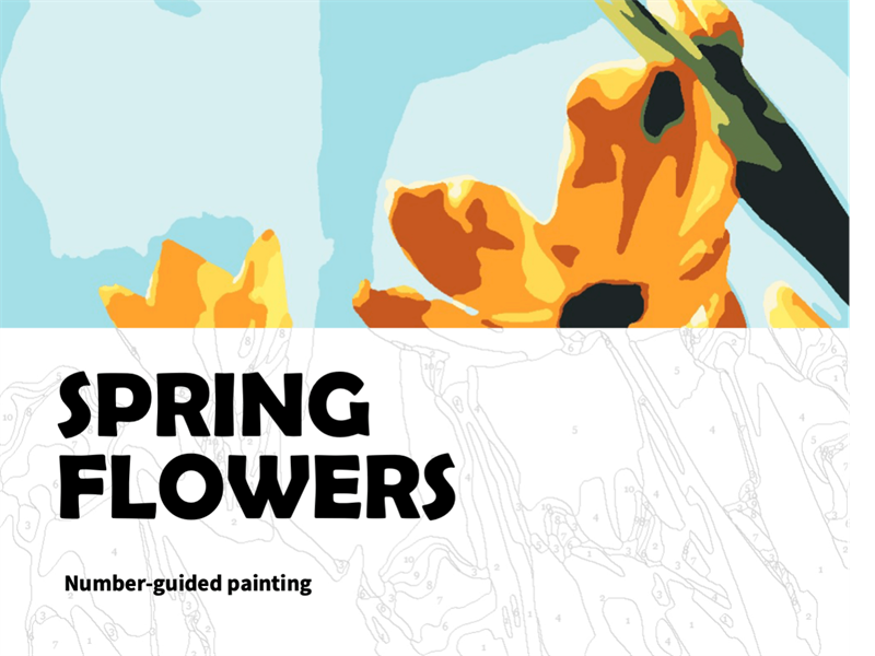 Flowers paint by numbers Flowers paint by numbers