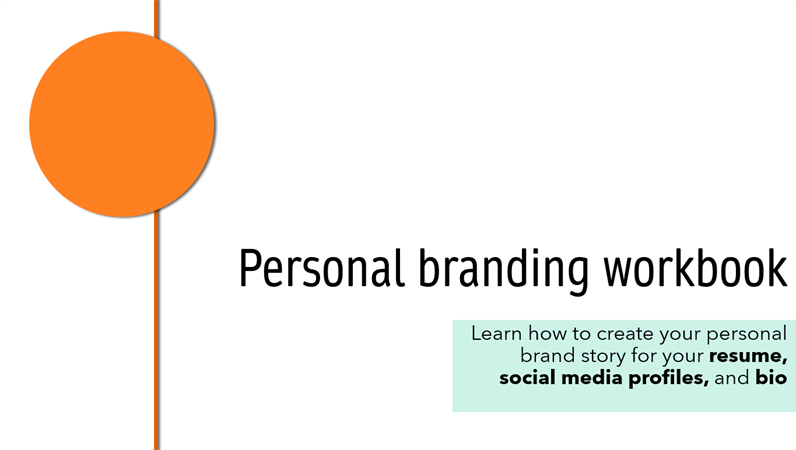 Personal branding template Personal branding template