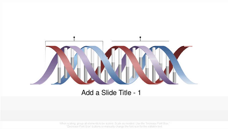 Horizontal DNA graphic