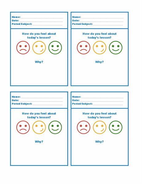 Need Exit Ticket Templates These Editable Exit Slip Printables Are Hot Sex Picture 