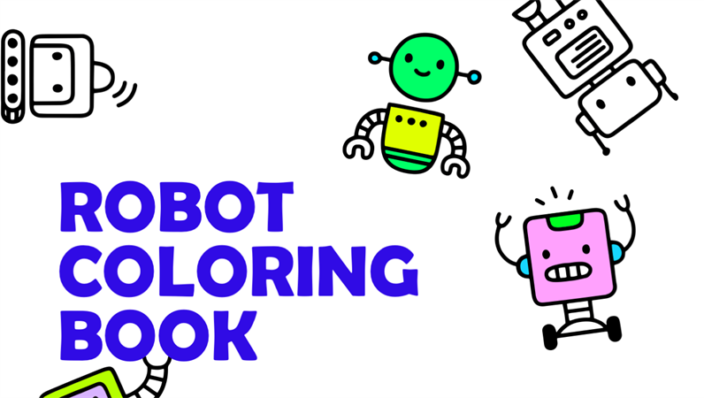Robots coloring book Robots coloring book
