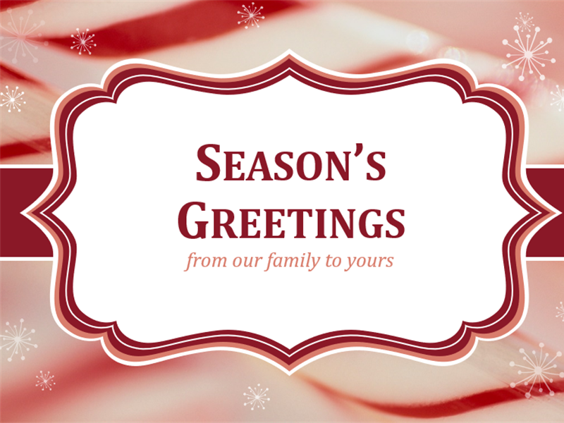 Candy cane swirls Christmas cards (2 per page) Candy cane swirls Christmas cards (2 per page)