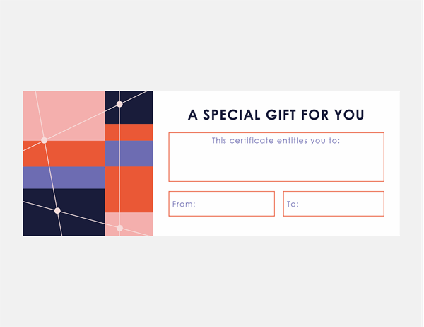 Gift certificates (three per page)