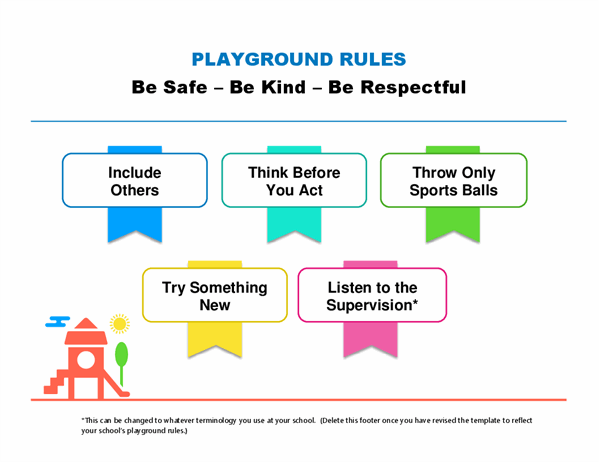 Playground rules
