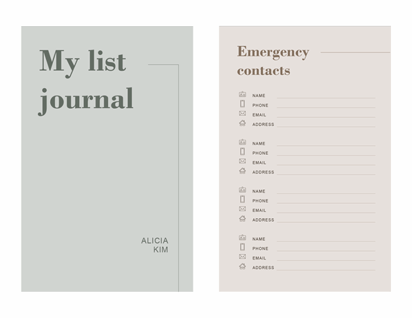 List journal