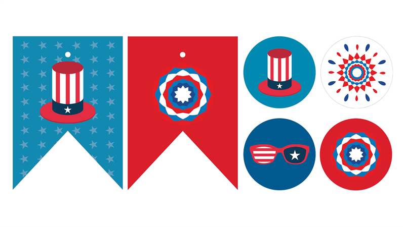 Fourth of July party printables Fourth of July party printables