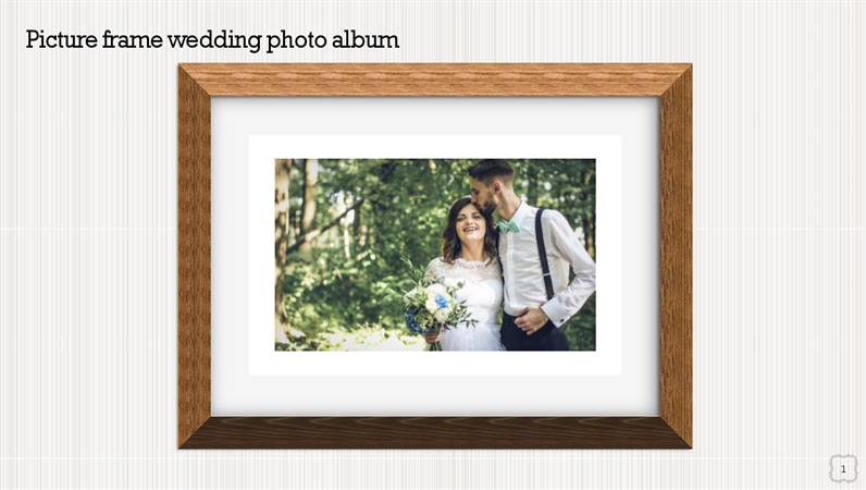 Picture frame wedding photo album Picture frame wedding photo album