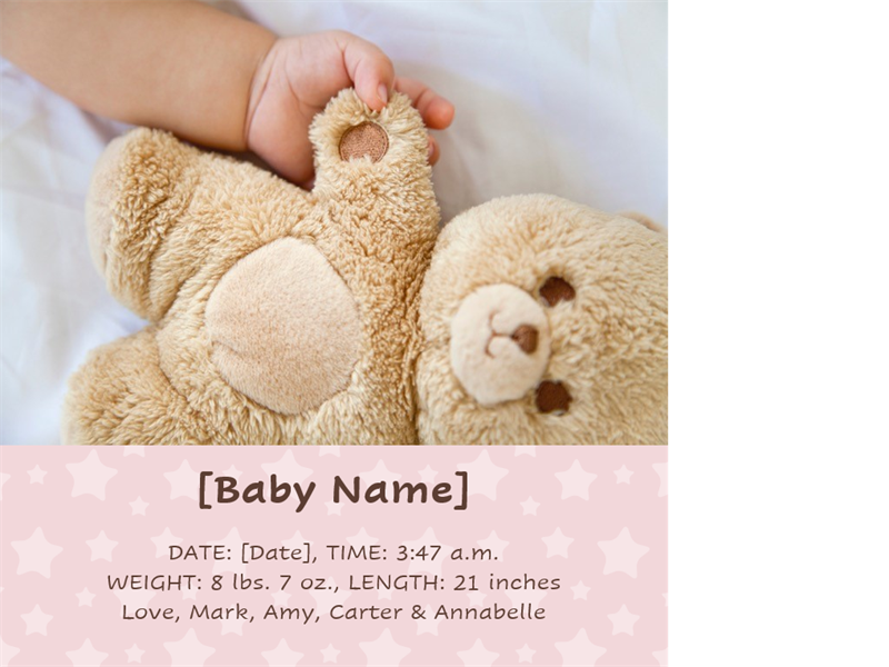 Classic baby photo album