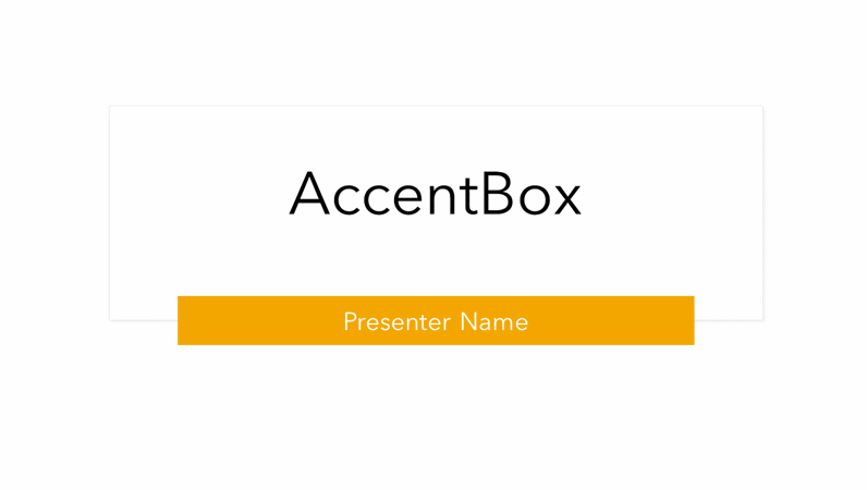 AccentBox presentation