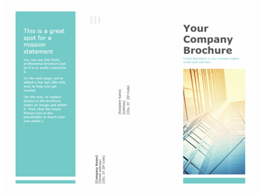 free microsoft word templates brochure