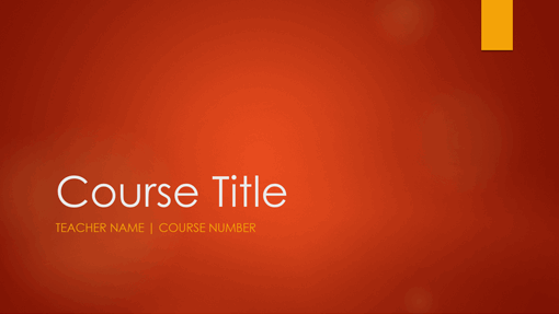 Academic course overview (widescreen) Academic course overview (widescreen)