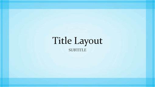 Sheer blue border design presentation (widescreen) Sheer blue border design presentation (widescreen)
