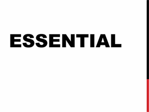 Essential Essential