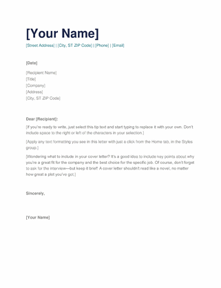 Email Cover Letter Template from binaries.templates.cdn.office.net