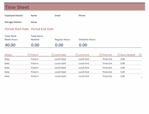 excel timesheet template 2013