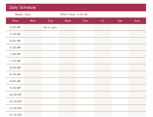 College Weekly Schedule Template from binaries.templates.cdn.office.net