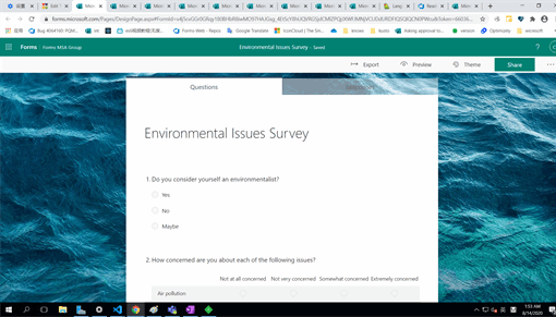 Environmental Issues Survey