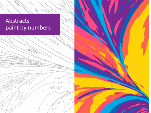 Abstracts paint by numbers Abstracts paint by numbers