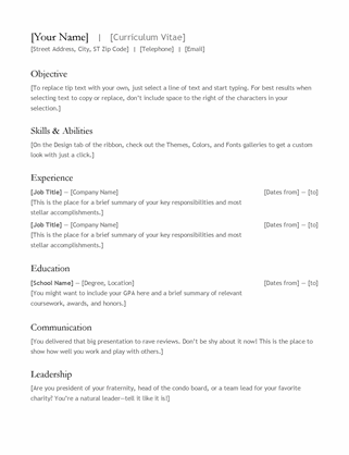 CV (resume) CV (resume)