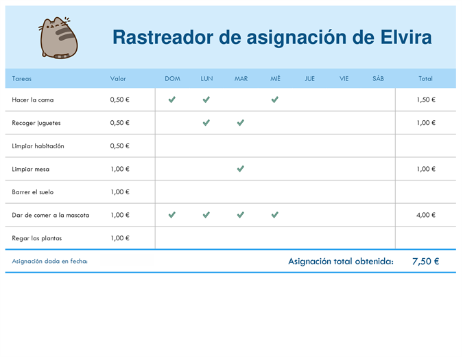 Registro de propinas Registro de propinas