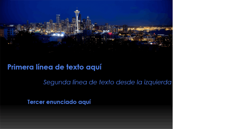 Títulos animados que cambian de color y se mueven por el paisaje urbano de Seattle Títulos animados que cambian de color y se mueven por el paisaje urbano de Seattle