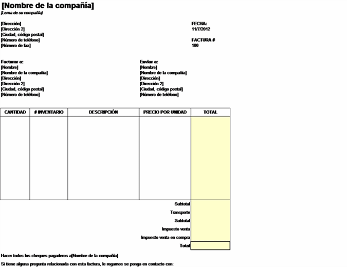 Factura De Venta Minerva Descargar Guia Rapida Factura Excel Version 2011